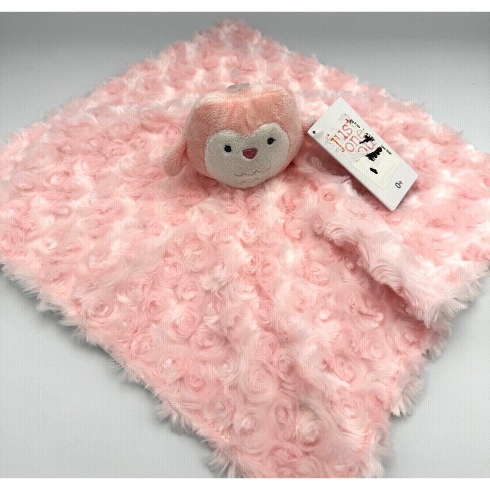 NWT Carter's Just One You Discontinued Pink Owl Plush Swirl Security Blanket